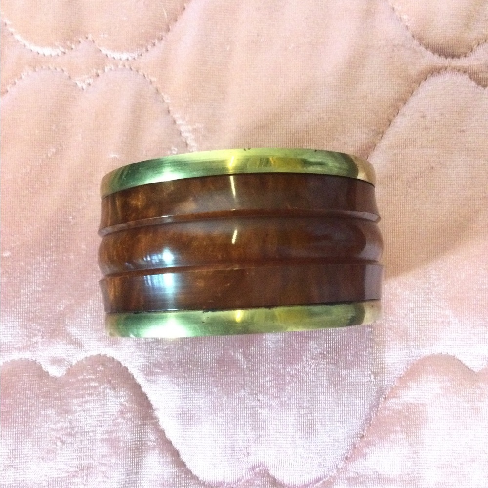 - Antique Root Beer Bakelite Bangle - image 4
